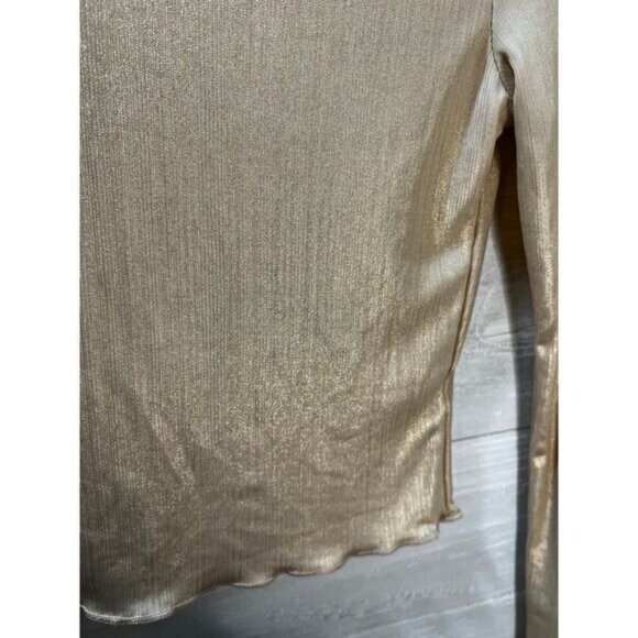 FOREVER 21‎ Ribbed Long-Sleeve Crop Top Small NWOT - Picture 3 of 5